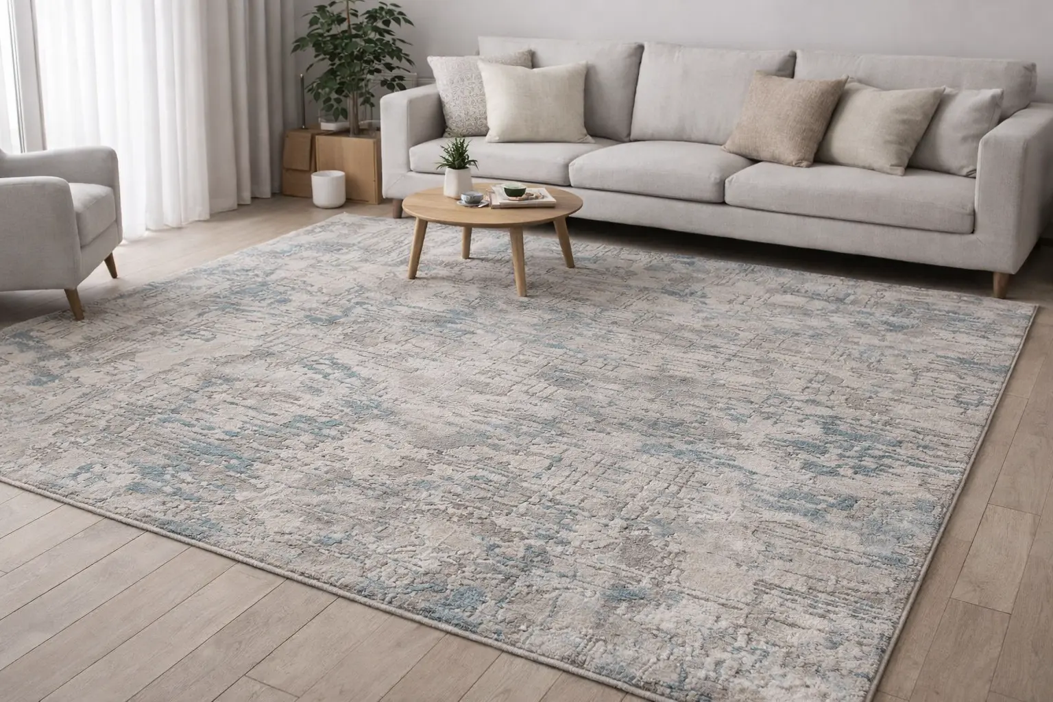 ChatGPT Image 21 Şub 2026 22_47_09 Abstrakte Teppich Agat 6630 – Blau – Bild 1