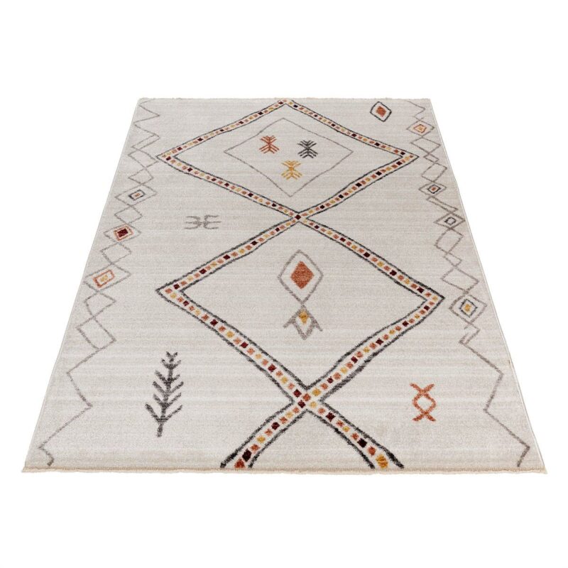 moderner teppich beige grau 2360