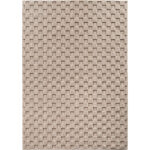 Helix Teppich Beige – moderner Kurzflor Teppich in Beige