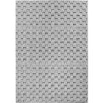 Helix Teppich Silver – moderner Kurzflor Teppich in Silber