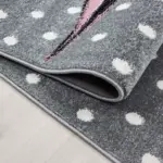 Kinderteppich Einhorn Rosa – Mädchen Teppich Kinderzimmer – Bild 7
