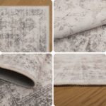 Inka 1143 Teppich Beige – Waschbarer Vintage Kurzflor – Bild 5