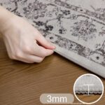 Inka 1142 Teppich Creme – Waschbarer Vintage Kurzflor – Bild 6