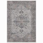 Inka 1141 Teppich Beige – Waschbarer Vintage Kurzflor