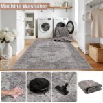 Inka 1141 Teppich Beige – Waschbarer Vintage Kurzflor – Bild 6