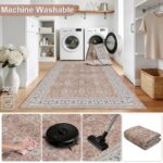 Inka 1145 Teppich Terrakotta – Waschbarer Vintage Kurzflor – Bild 6