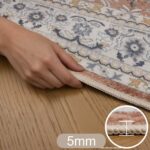 Inka 1145 Teppich Terrakotta – Waschbarer Vintage Kurzflor – Bild 7