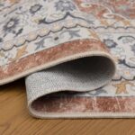 Inka 1145 Teppich Terrakotta – Waschbarer Vintage Kurzflor – Bild 8