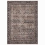 Inka 1147 Teppich Braun – Waschbarer Vintage Kurzflor