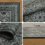 Inka 1148 Teppich Grun – Waschbarer Vintage Kurzflor – Bild 5