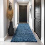 Space Teppich Grau – Waschbarer Baumwoll-Chenille Kurzflor – Bild 8