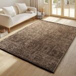 Space Teppich Grau – Waschbarer Baumwoll-Chenille Kurzflor – Bild 11