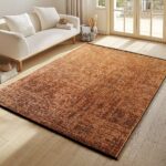 Space Teppich Grau – Waschbarer Baumwoll-Chenille Kurzflor – Bild 15