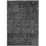 Space Teppich Grau – Waschbarer Baumwoll-Chenille Kurzflor