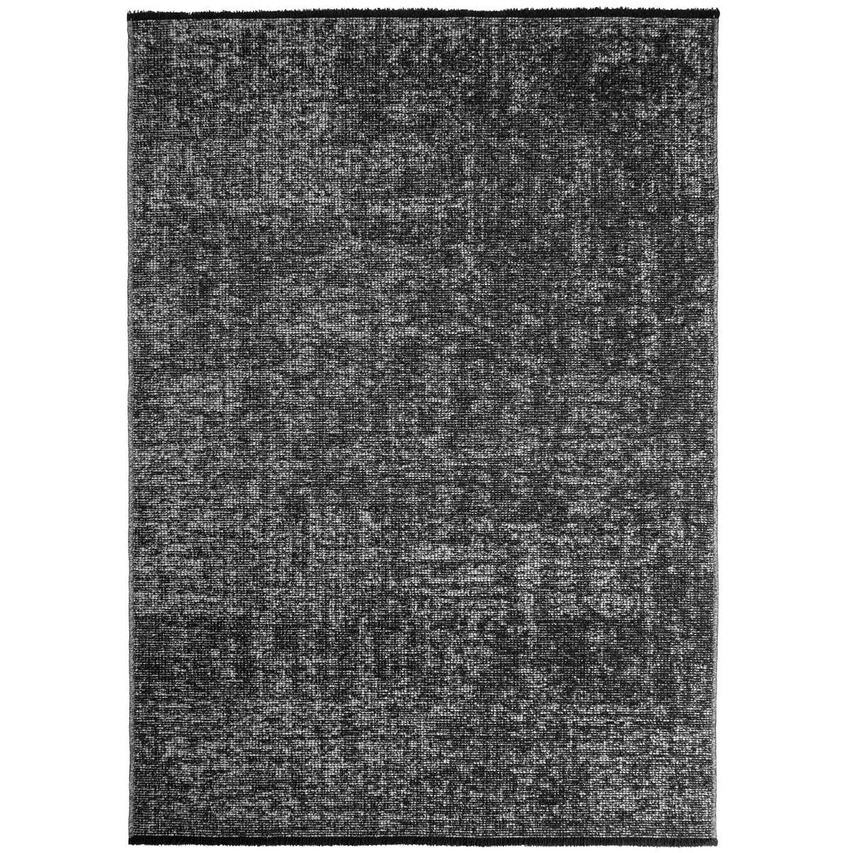 1900-Grey-1-Front Space Teppich Grau – Waschbarer Baumwoll-Chenille Kurzflor – Bild 1