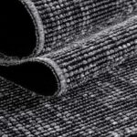 Space Teppich Grau – Waschbarer Baumwoll-Chenille Kurzflor – Bild 25