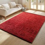 Space Teppich Grau – Waschbarer Baumwoll-Chenille Kurzflor – Bild 27