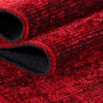 Space Teppich Grau – Waschbarer Baumwoll-Chenille Kurzflor – Bild 29