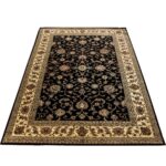 Orientteppich Gold Schwarz | Klassischer Teppich fürs Wohnzimmer – Bild 5