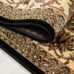 Orientteppich Gold Schwarz | Klassischer Teppich fürs Wohnzimmer – Bild 7