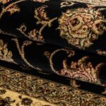 Orientteppich Gold Schwarz | Klassischer Teppich fürs Wohnzimmer – Bild 8