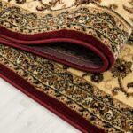 Orientteppich Rot Gold | Klassischer Teppich fürs Wohnzimmer – Bild 5