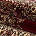 Orientteppich Bordeaux Beige | Klassischer Teppich mit Medaillon – Bild 9