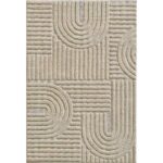 ART Kollektion Moderner Teppich Beige | 1121