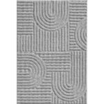 ART Kollektion Moderner Teppich Silber | 1121