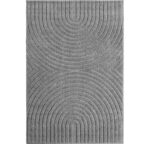 ART Kollektion Moderner Teppich Silber | 1122