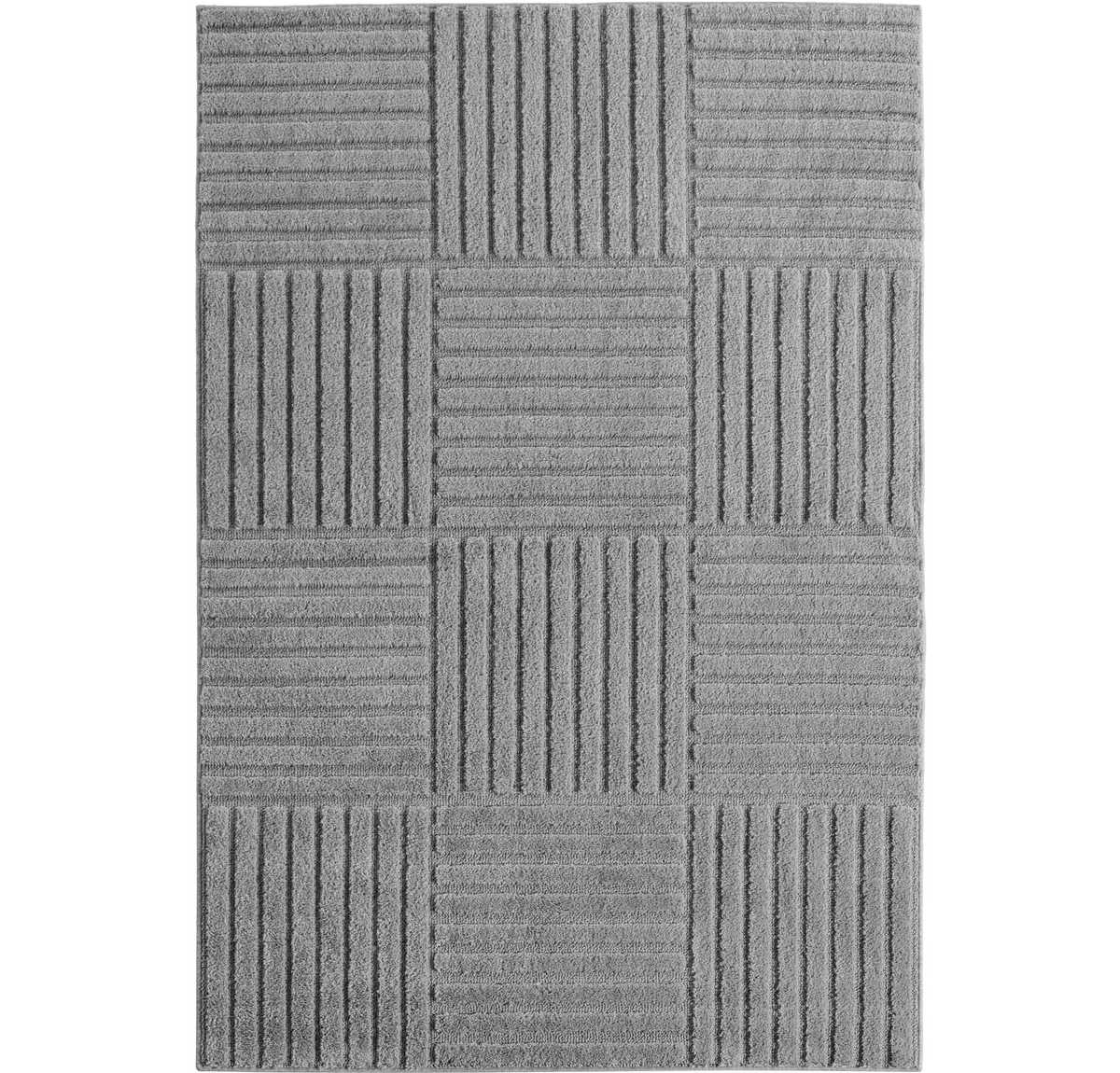 1123-Silver-1-Front ART Kollektion Moderner Teppich Silber | 1123 – Bild 1