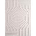 Pompei 1611 Cream – geometrisches Bogen-Relief