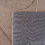 Weiche Mikrofaser-Oberfläche des Pompei 1614 Beige Teppichs
