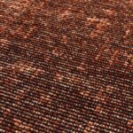 Space Teppich Kupfer – Waschbarer Baumwoll-Chenille Kurzflor – Bild 6