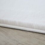 Pouffy Hochflor Teppich Creme – Weich & Flauschig – Bild 3