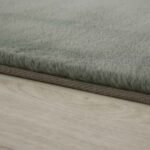 Pouffy Hochflor Teppich Grün – Weich & Flauschig – Bild 4