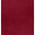 Pouffy Hochflor Teppich Rot – Weich & Flauschig