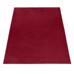 Pouffy Hochflor Teppich Rot – Weich & Flauschig – Bild 2