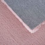 Pouffy Hochflor Teppich Rosa – Weich & Flauschig – Bild 5