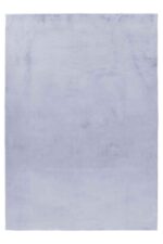 Pouffy Hochflor Teppich Silber – Weich & Flauschig