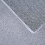 Pouffy Hochflor Teppich Silber – Weich & Flauschig – Bild 5