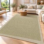 Giza Outdoor Teppich Grün – pflegeleichter Indoor & Outdoor Teppich im modernen Wohnzimmer