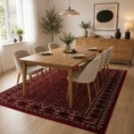 Orientteppich Rot Bordo | Klassischer Wohnzimmer Teppich – Bild 3