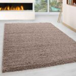 Life Shaggy Hochflor Teppich – Beige – Bild 2