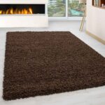 Life Shaggy Hochflor Teppich – Brown – Bild 2