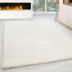 Life Shaggy Hochflor Teppich – Cream – Bild 2