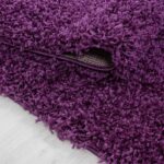 Life Shaggy Hochflor Teppich – Lila – Bild 6