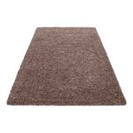 Life Shaggy Hochflor Teppich – Mocca – Bild 3
