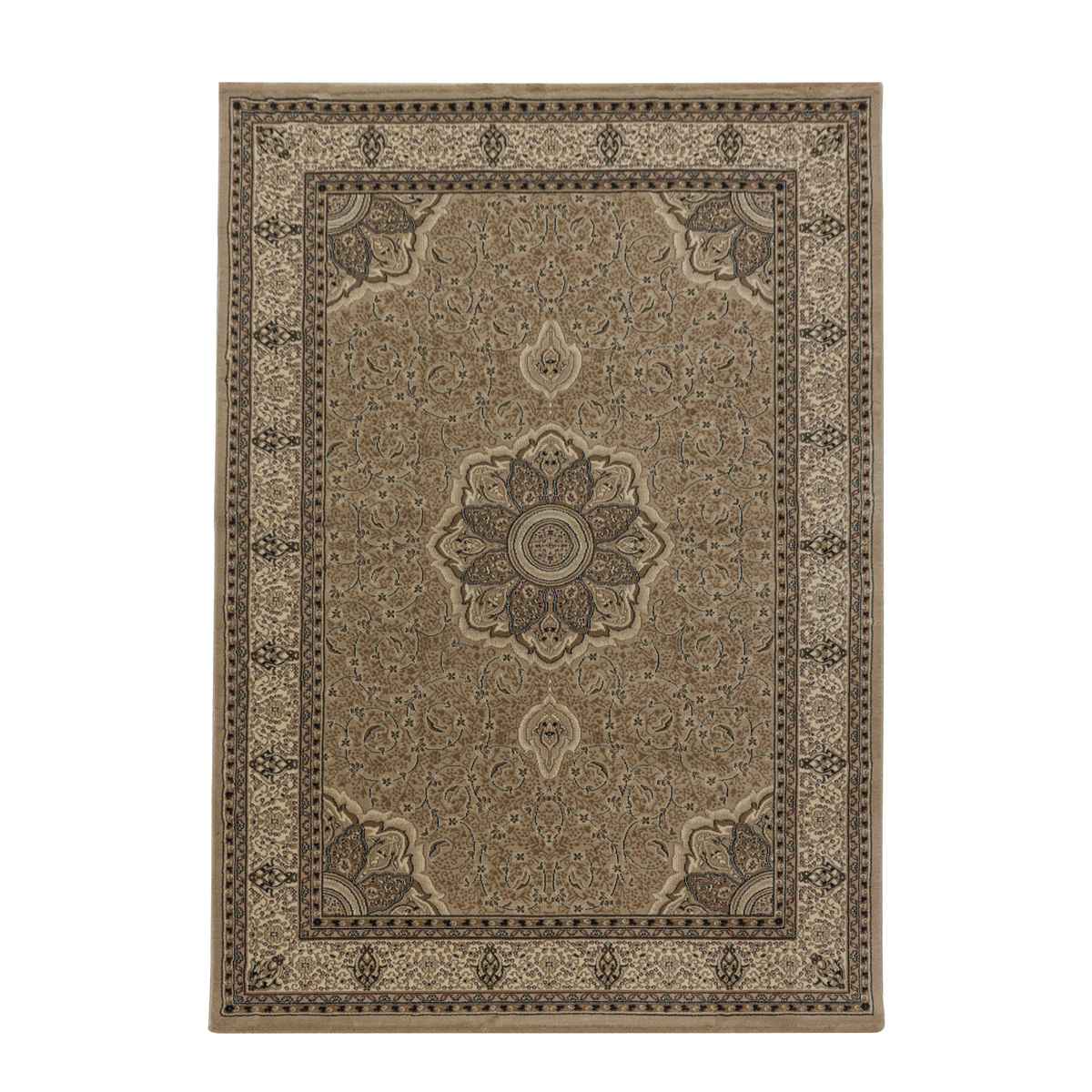 2601-Beige-1-Front Kashmir 2601 Beige – Orientalischer Teppich in Beige – Bild 1