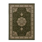 Kashmir 2601 Grün – Orientalischer Teppich in Grün